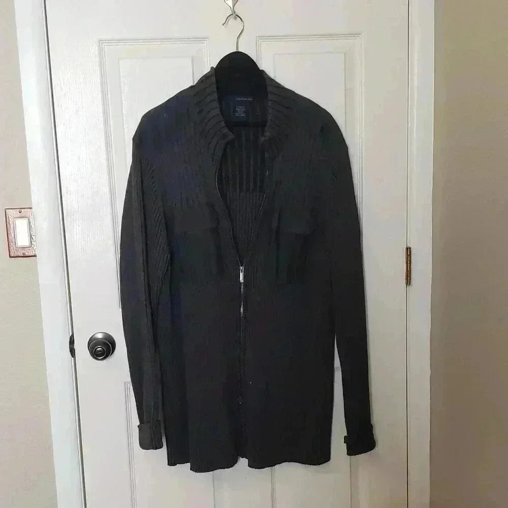 Calvin Klein Men's Sweater Jacket 2XT